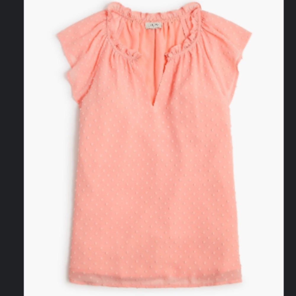 J. Crew clip dot top